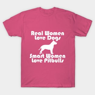 Smart Women Love Pitbulls T-Shirt